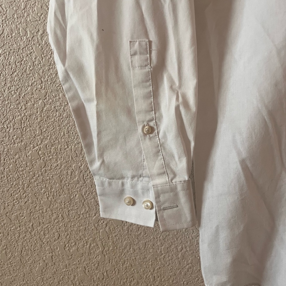 J.Ferrar White Collared Button Down - Slim Fit - Picture 4 of 8